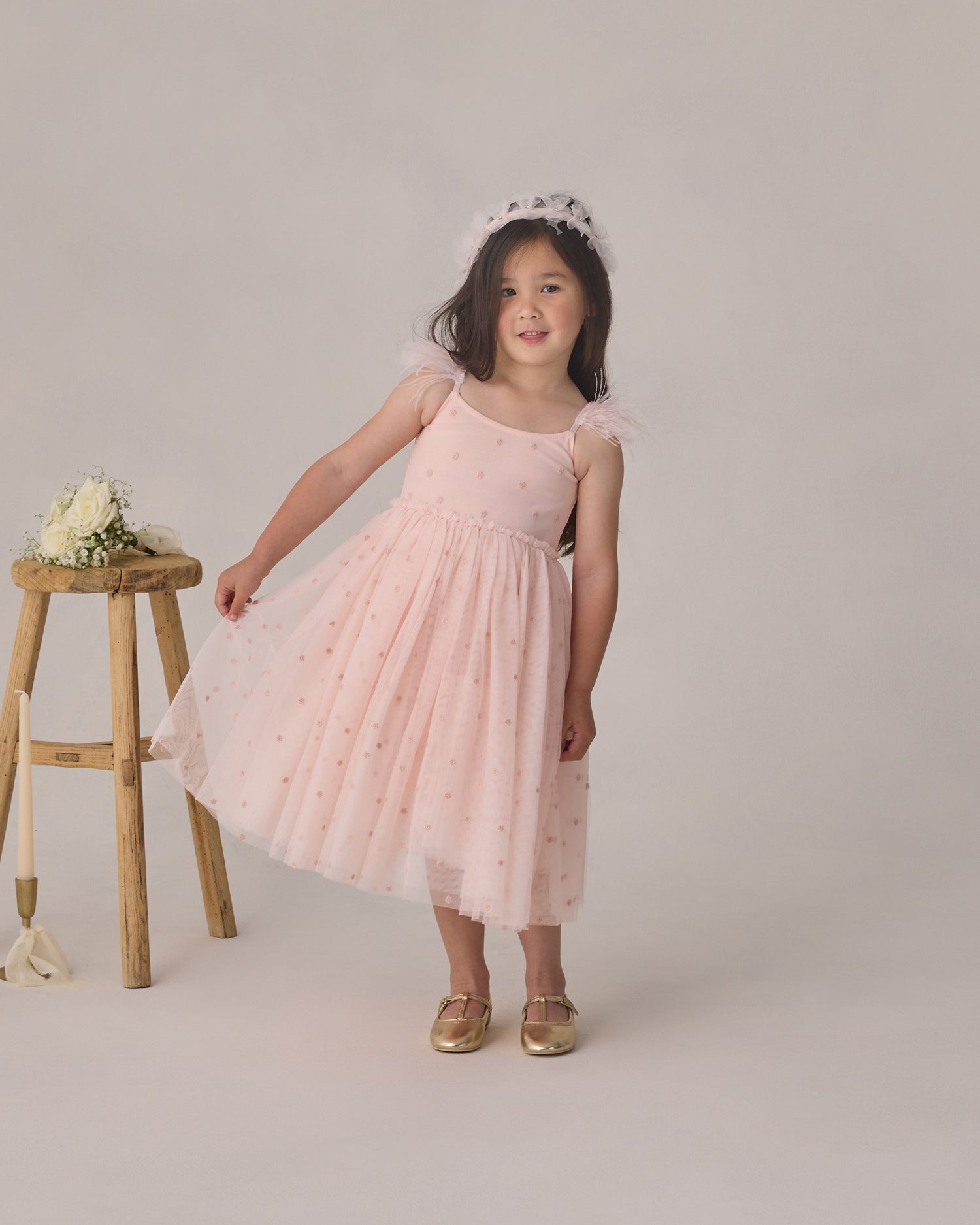 Noralee Poppy Dress - Blush