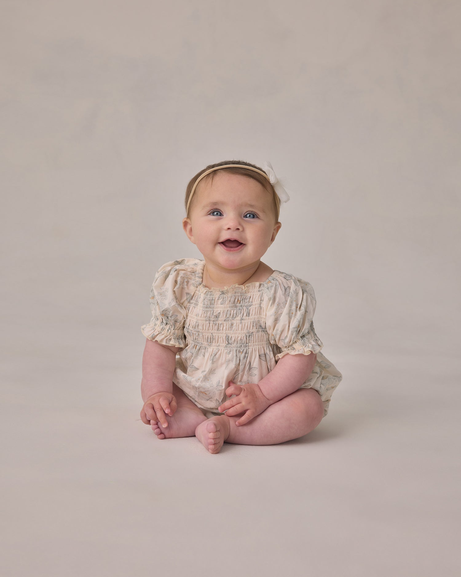 Noralee Hazel Romper - Mist English Rose