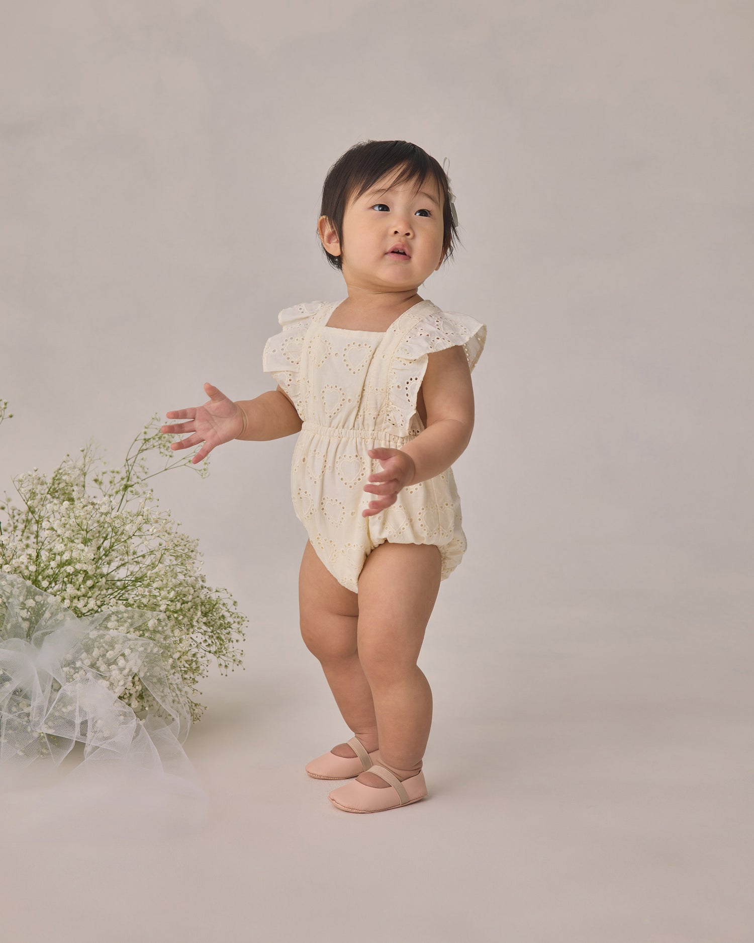 Noralee Lucy Romper - Ivory