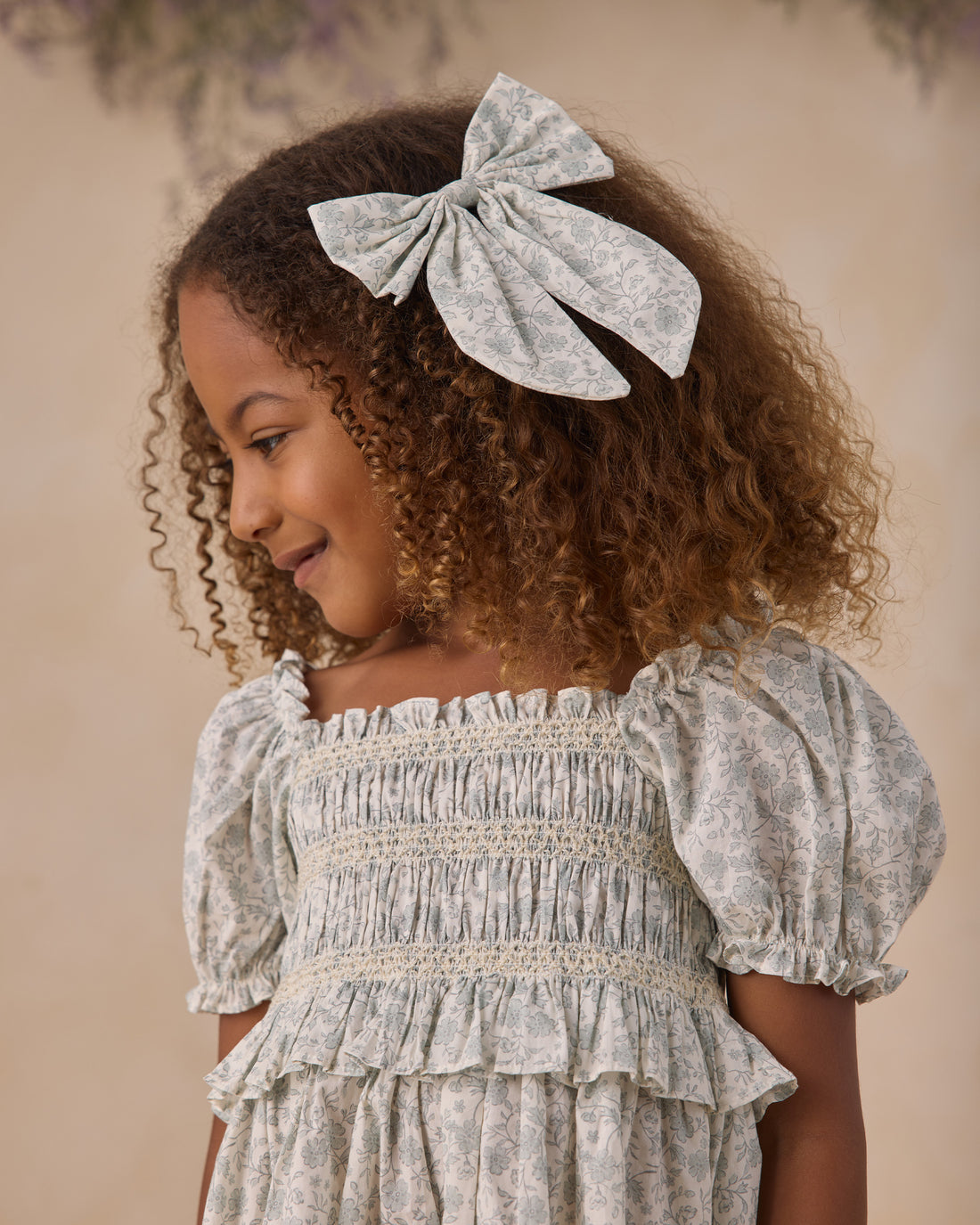 Noralee Everly Bow - Sky Floral