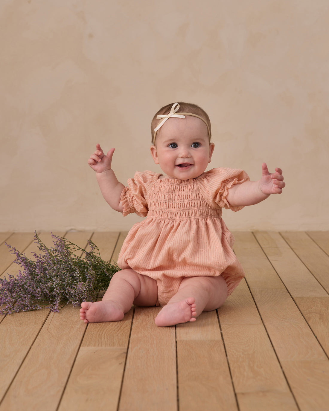 Noralee Hazel Romper - Petal