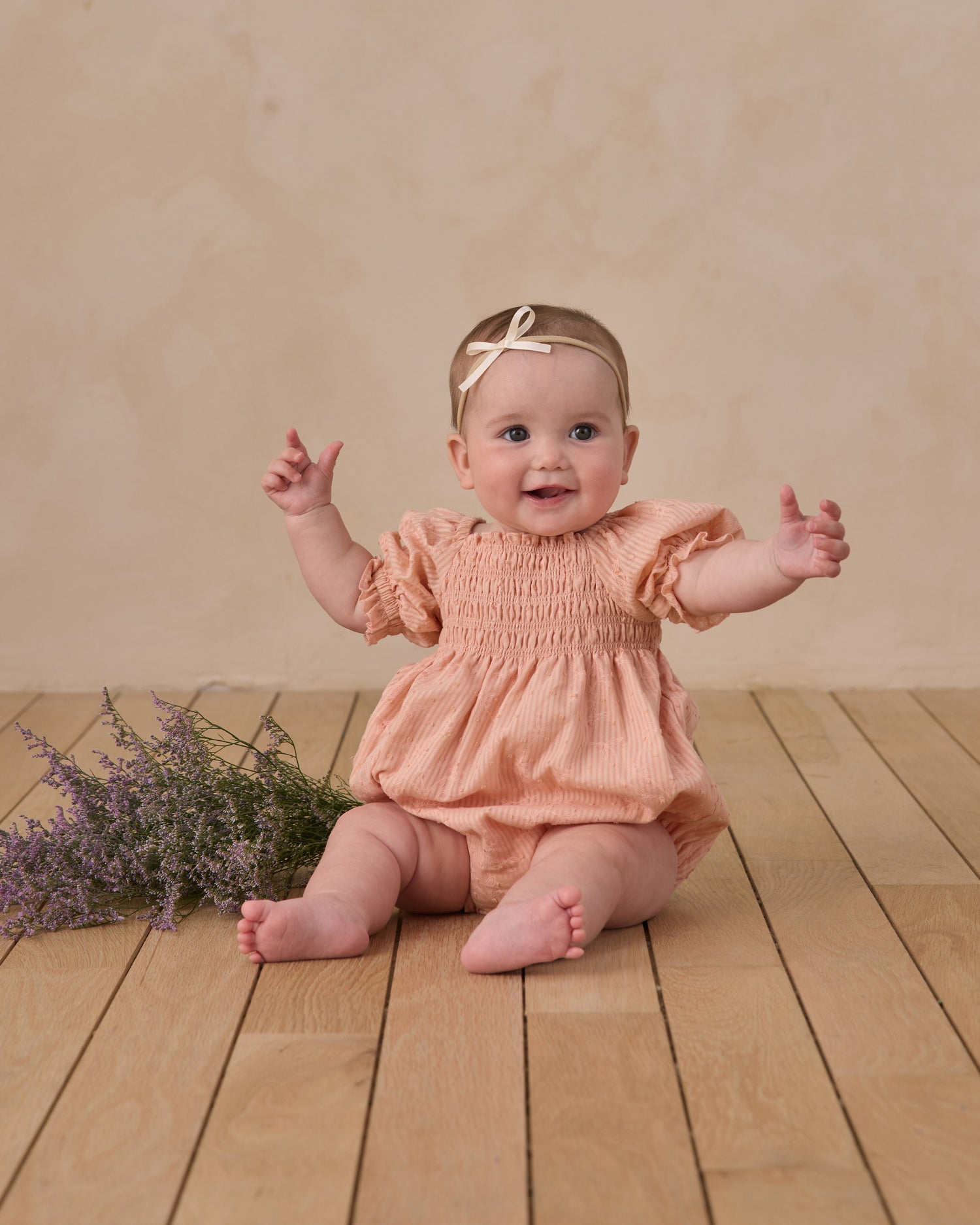 Noralee Baby Bow Headband - Lemon, Natural, Lavender