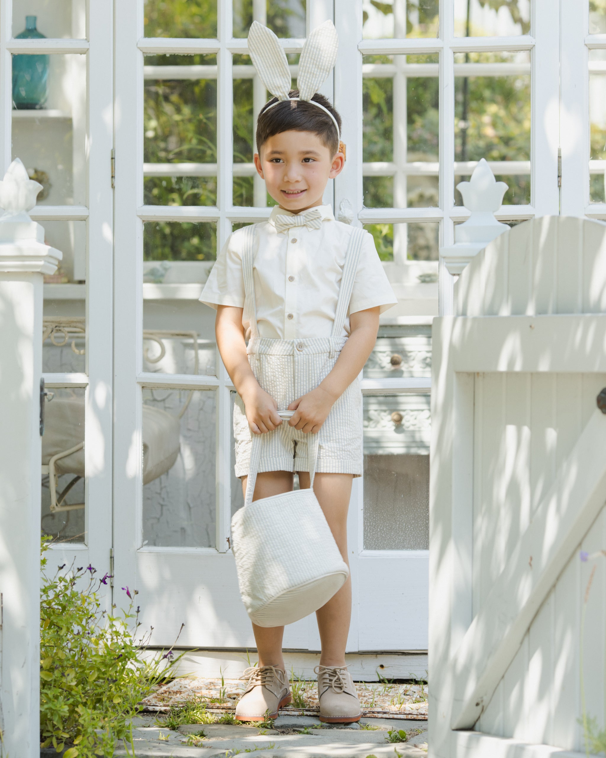 Noralee Suspender Short - Sky Stripe – Dreams of Cuteness