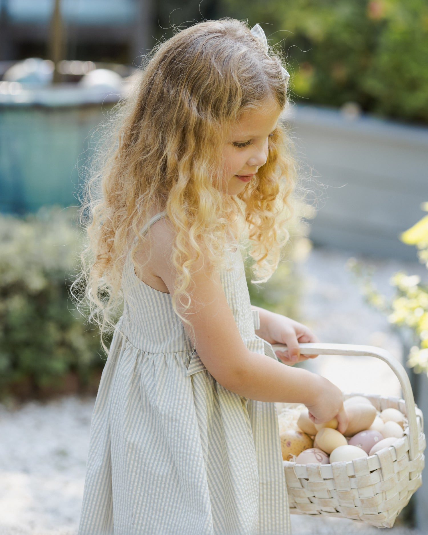 Noralee Betsy Dress - Sky Stripe