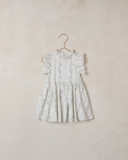 Noralee Alice Dress - French Floral Stripe