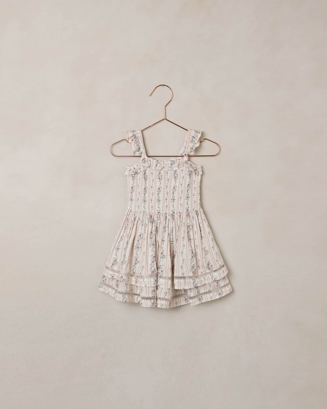 Noralee Birdie Dress - Spring Floral Stripe