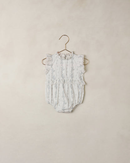 Noralee Alice Romper - French Floral Stripe