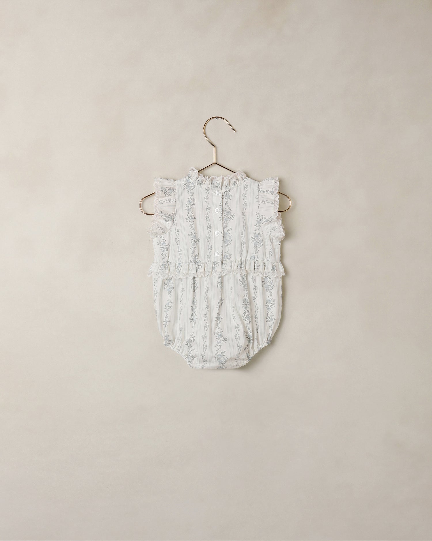 Noralee Alice Romper - French Floral Stripe