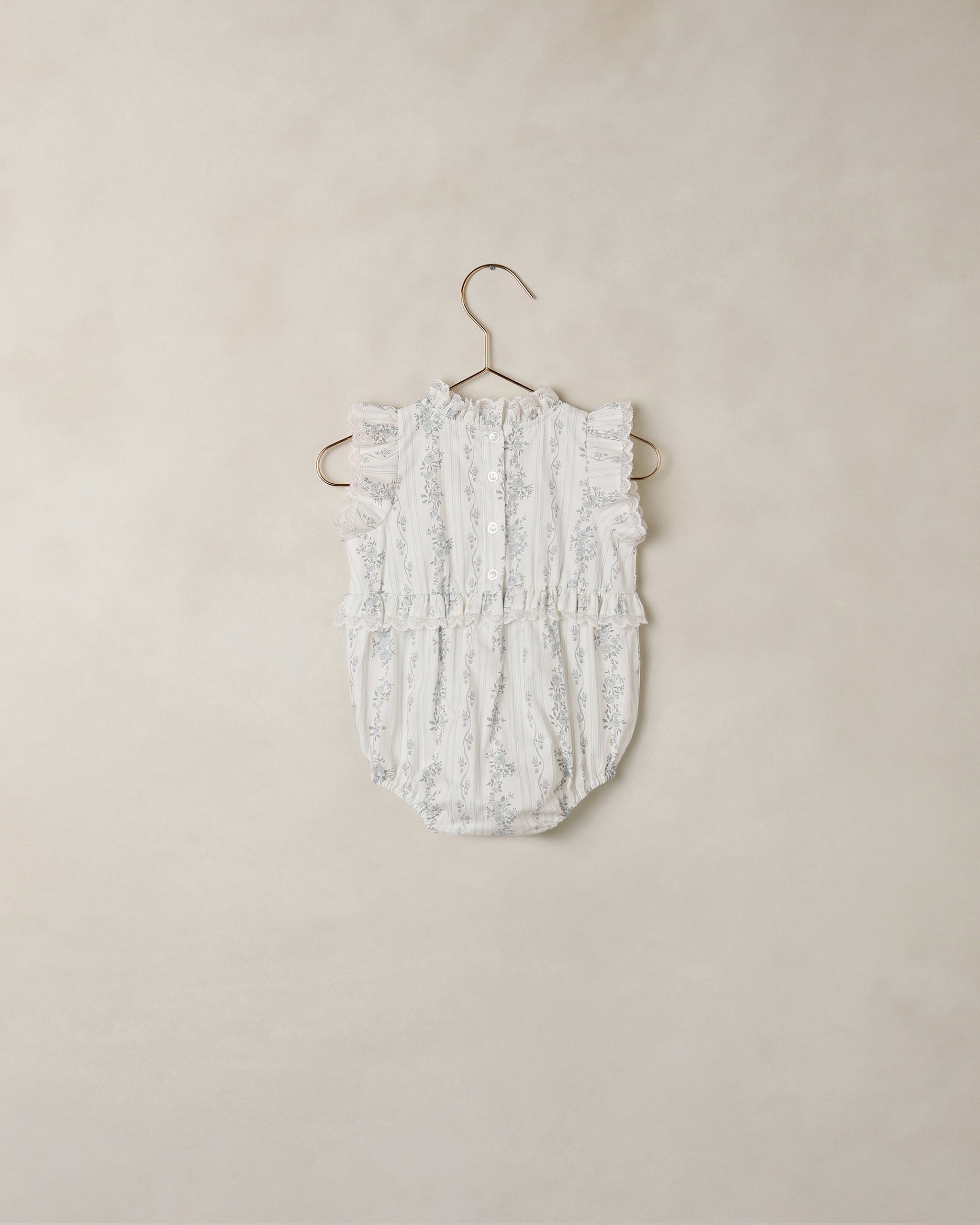 Noralee Alice Romper - French Floral Stripe