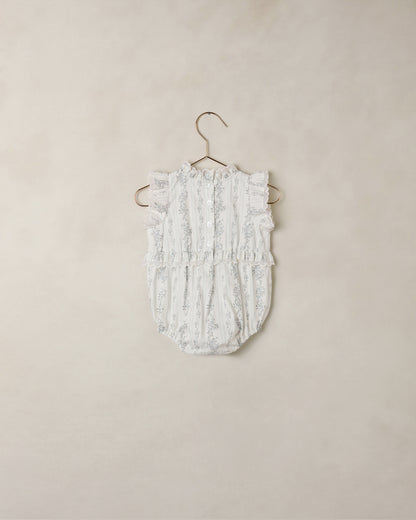 Noralee Alice Romper - French Floral Stripe