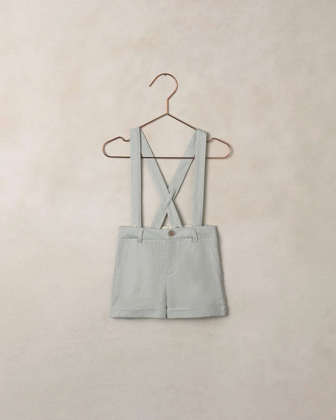 Noralee Suspender Shorts - Mist