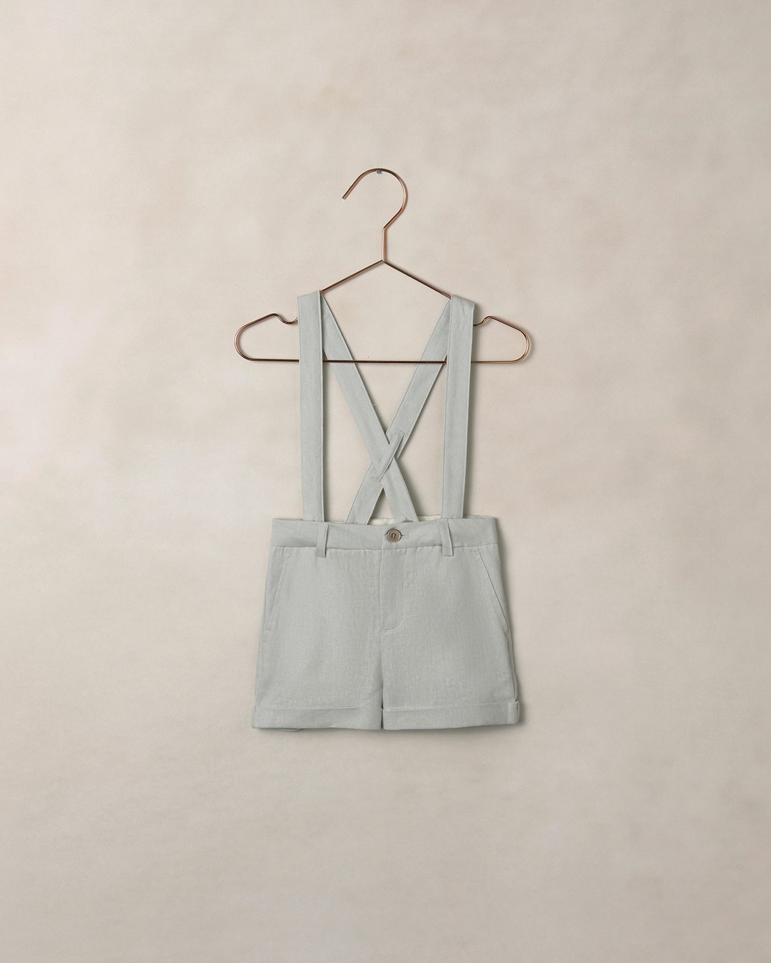 Noralee Suspender Shorts - Mist