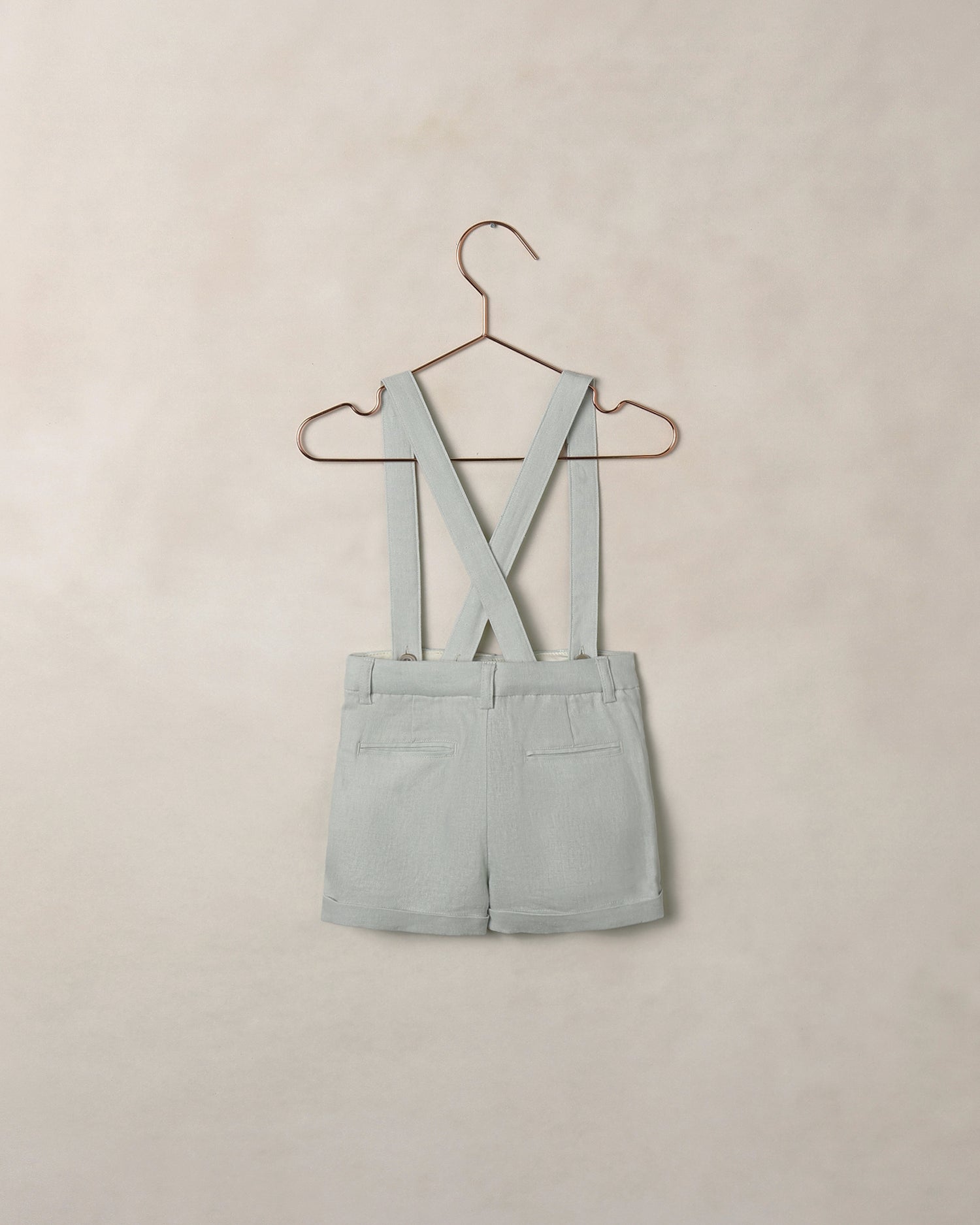 Noralee Suspender Shorts - Mist
