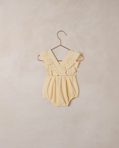Noralee Lucy Romper - Lemon