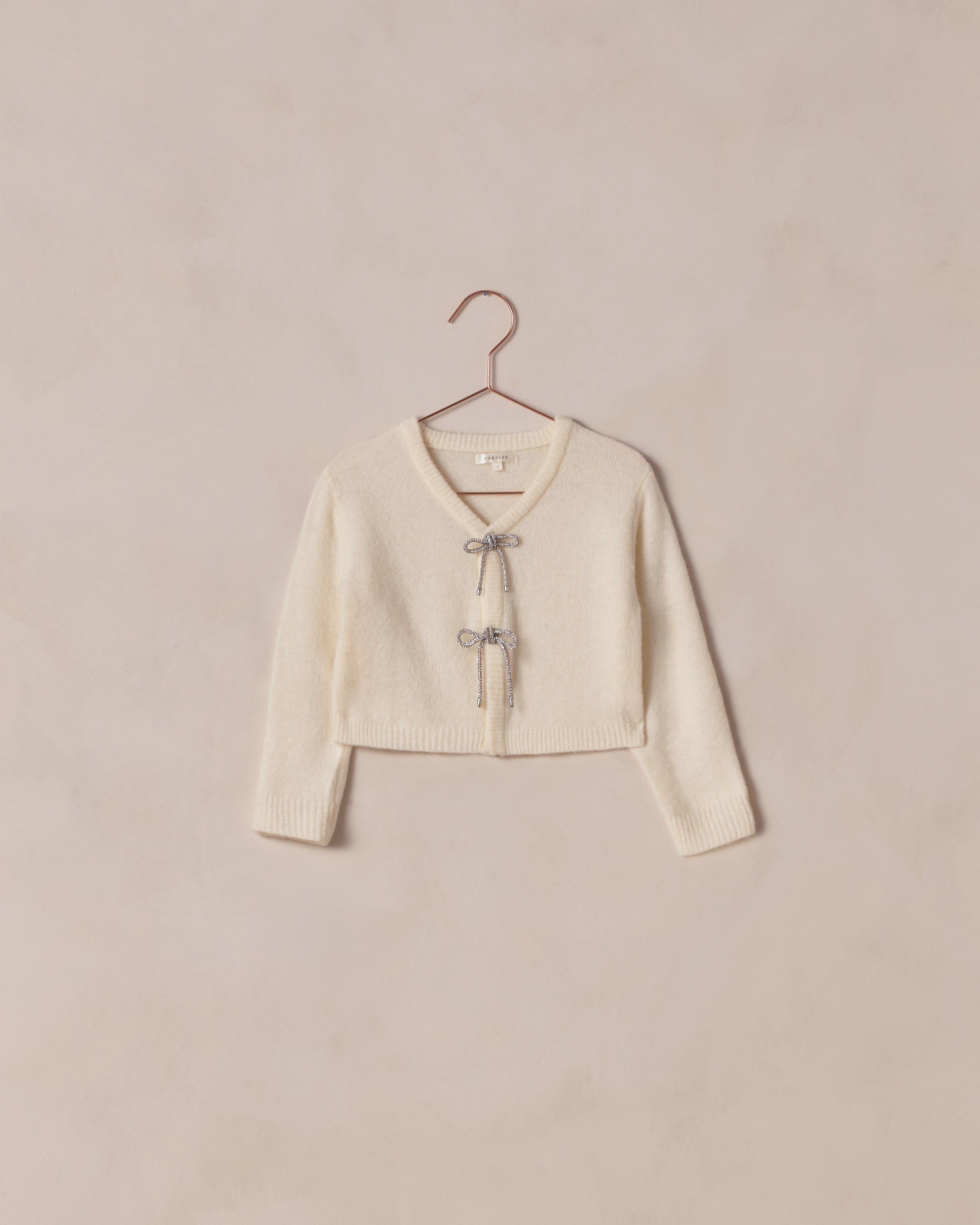 Noralee Bow Cardigan - Ivory