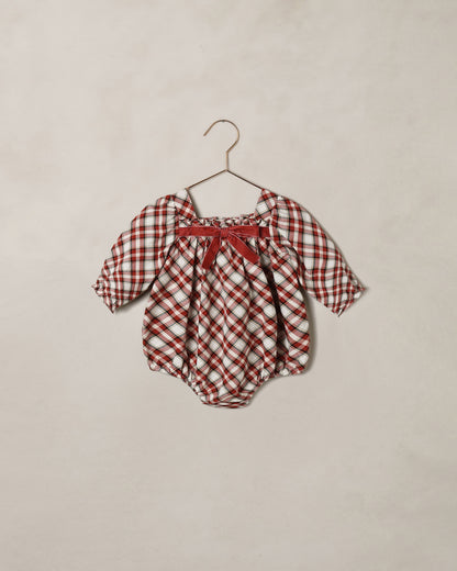 Noralee Annette Romper - Holiday Tartan