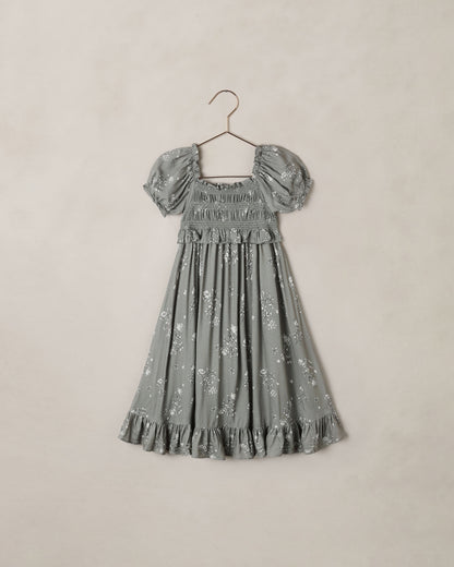 Noralee Maggie Dress - Eucalyptus French Floral
