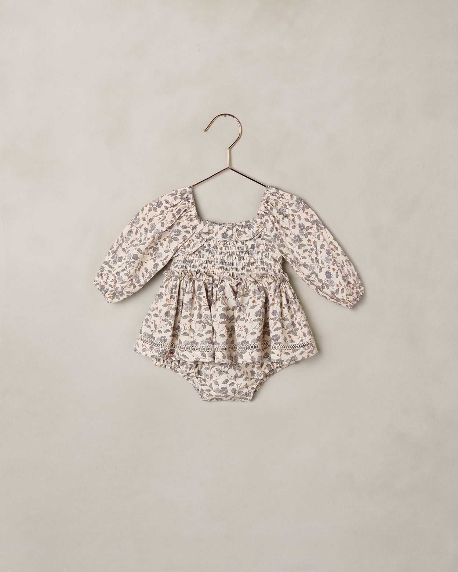 Noralee Elodie Romper - Blue Garden