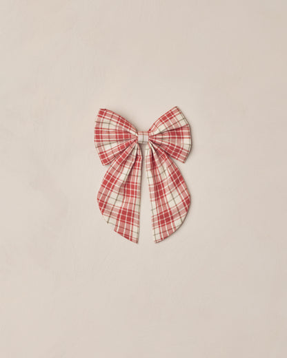 Noralee Everly Bow - Holiday Tartan