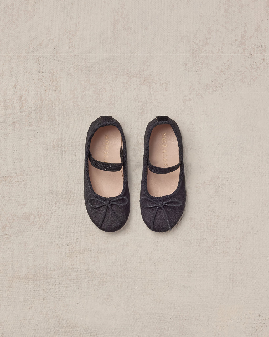 Noralee Velvet Ballet Flats - Black