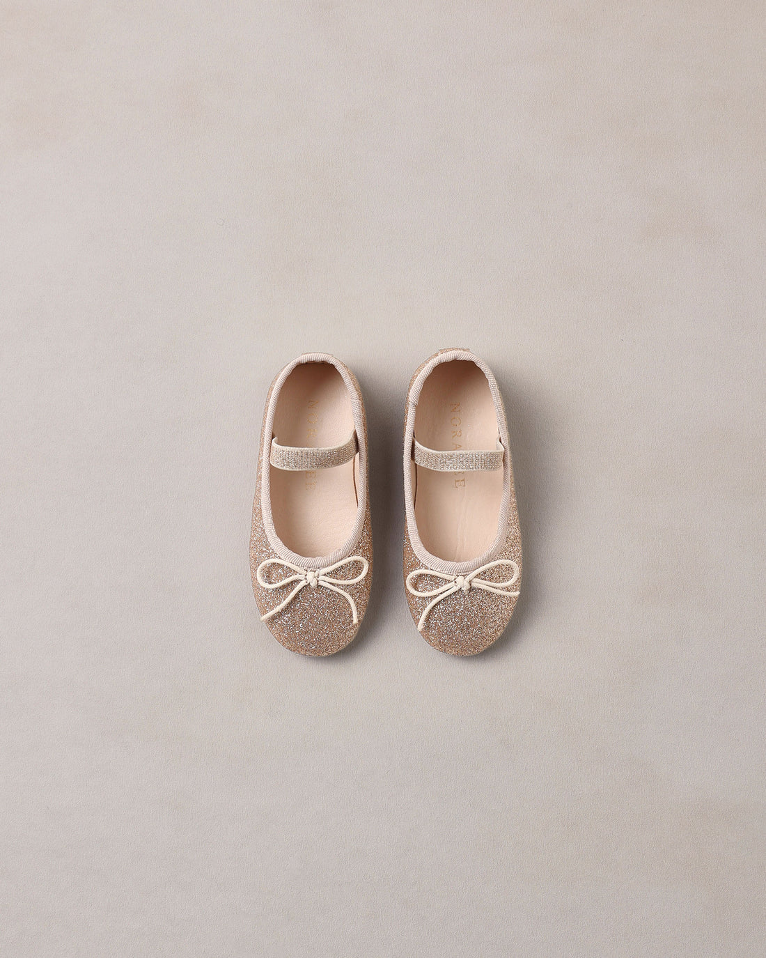 Noralee Ballet Flats - Rose Gold Shimmer