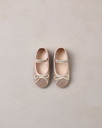 Noralee Ballet Flats - Rose Gold Shimmer