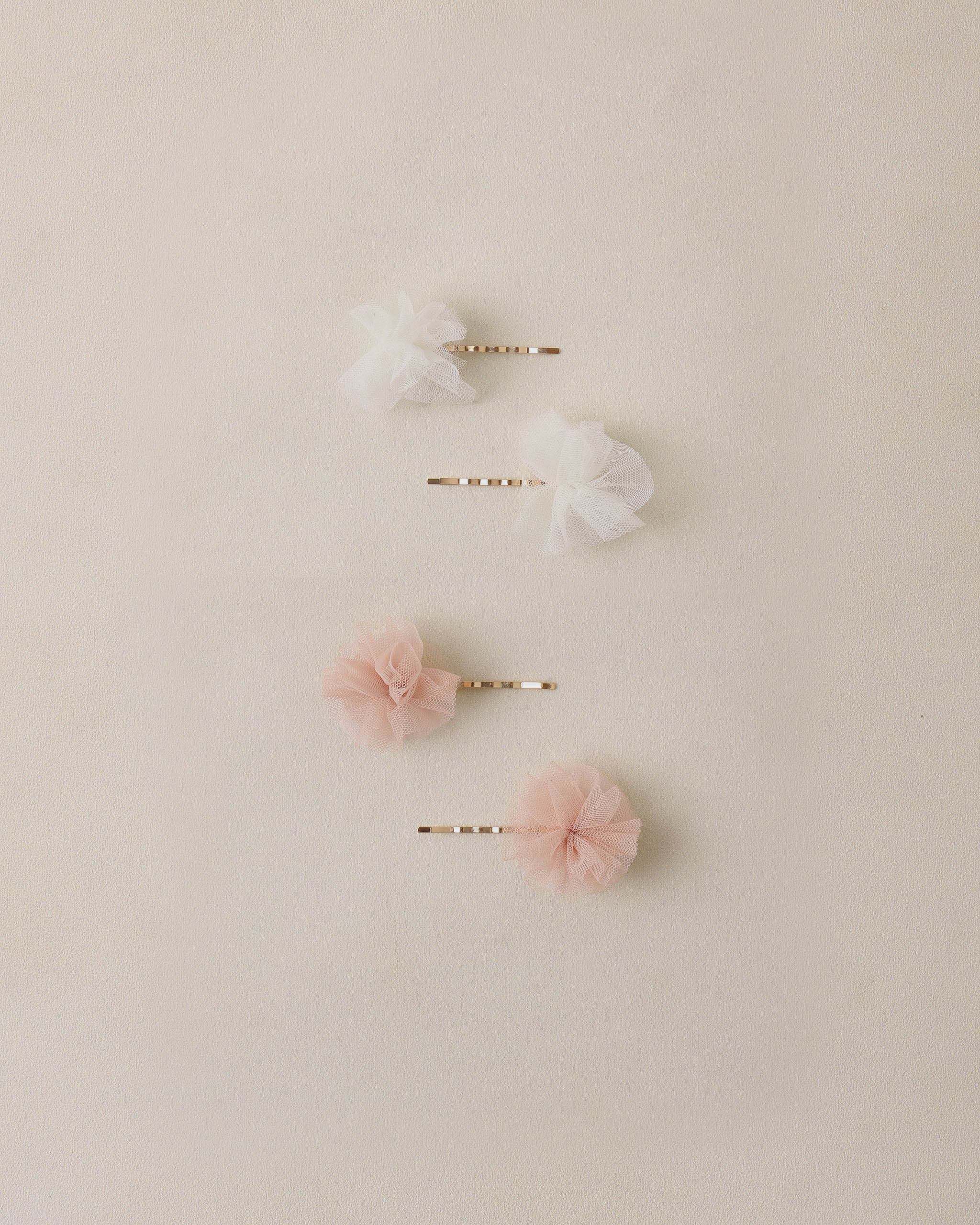 Noralee Pom Pom Pins - Pearl, Pink