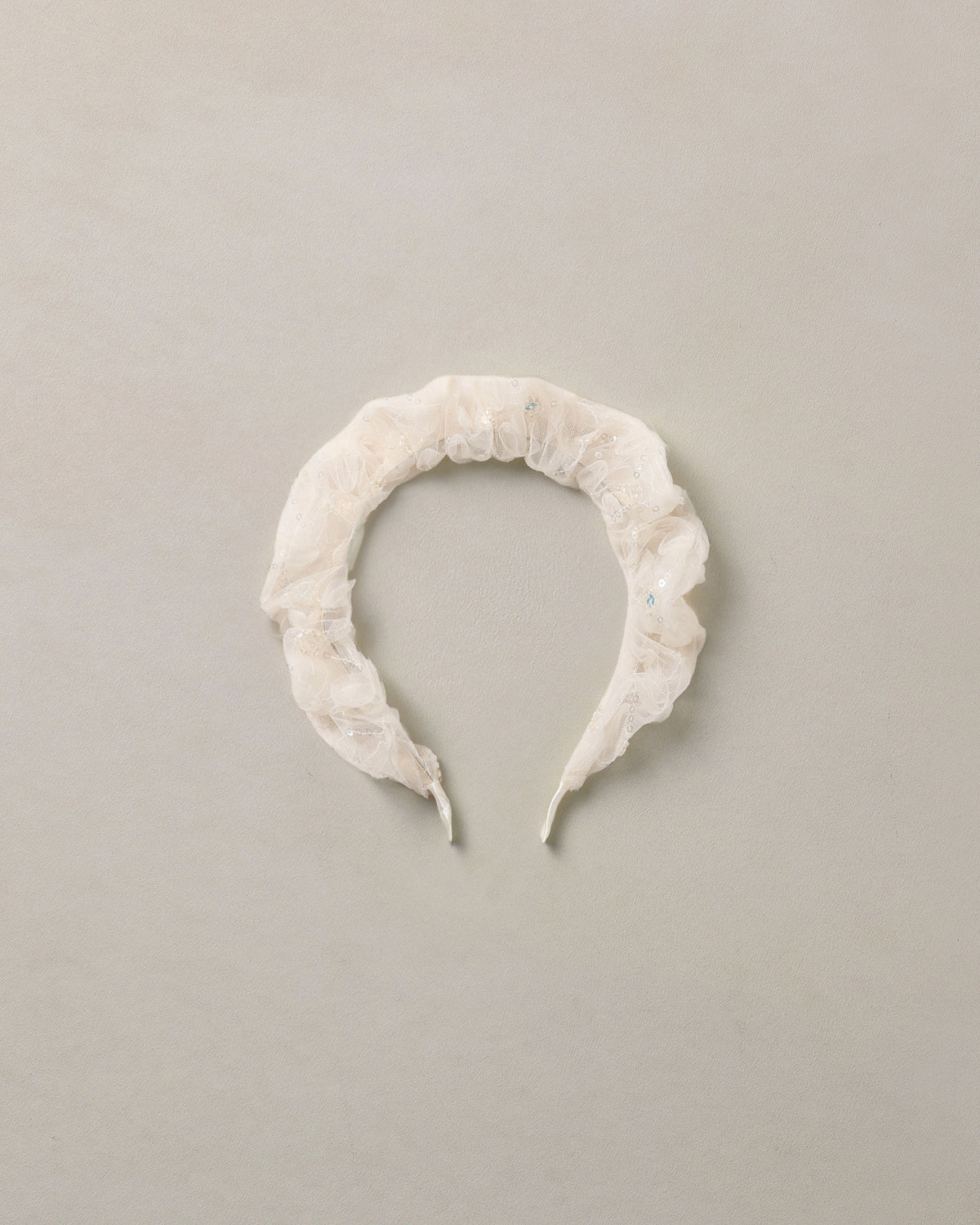 Noralee Gathered Headband - Ivory