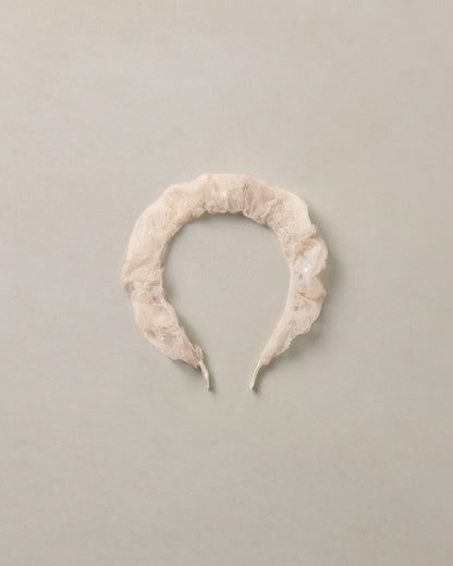 Noralee Gathered Headband - Pearl