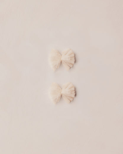 Noralee Flutter Tulle Clips - Antique