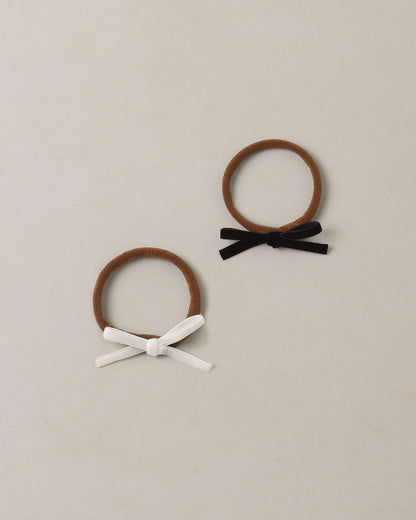 Noralee Baby Bow Headbands - Black, Ivory