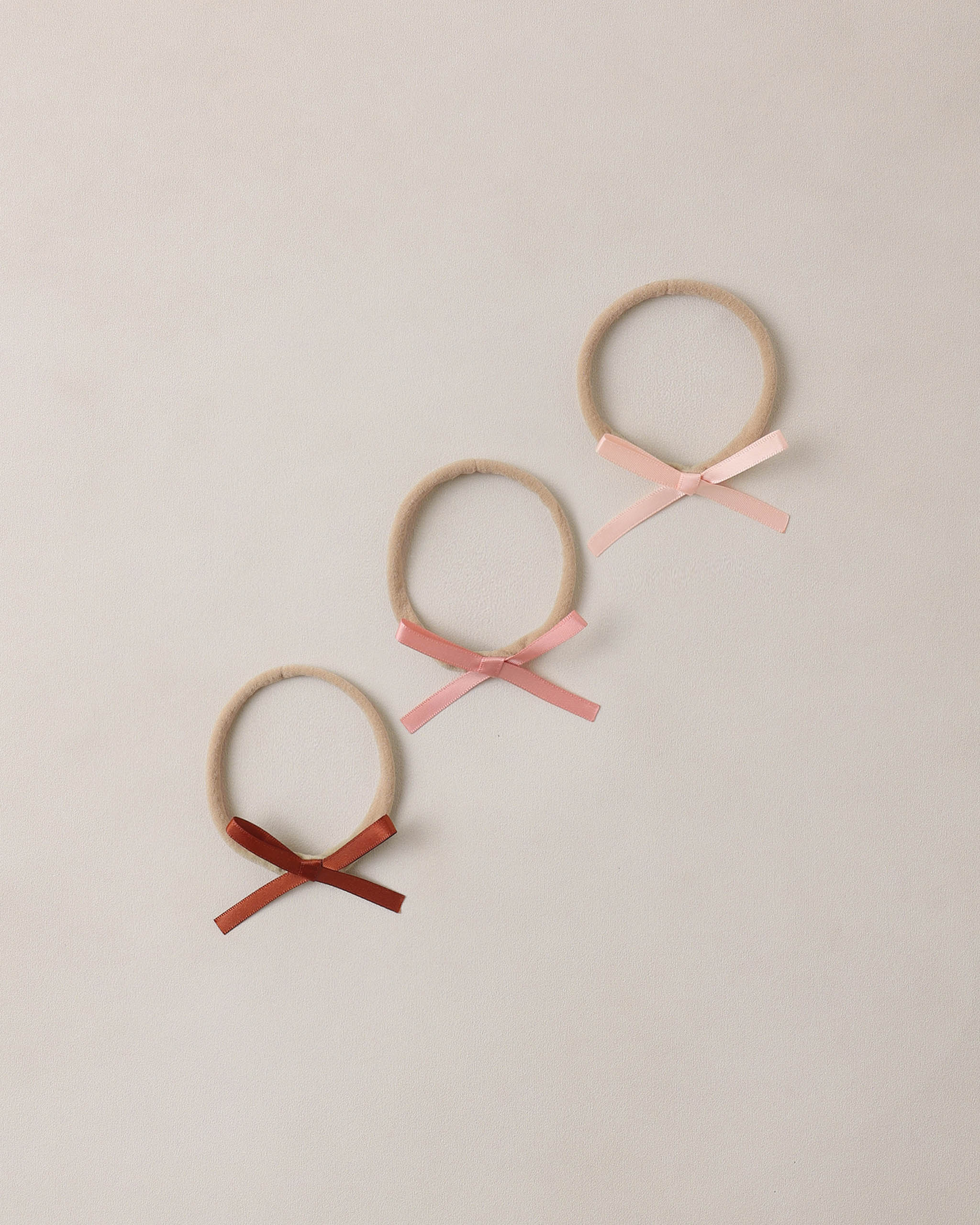 Noralee Baby Bow Headbands - Blush, Red, Pink