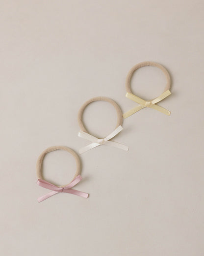 Noralee Baby Bow Headband - Lemon, Natural, Lavender