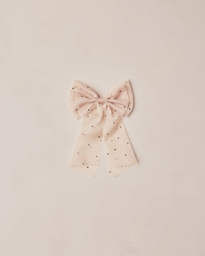 Noralee Alice Bow - Flocked Dot