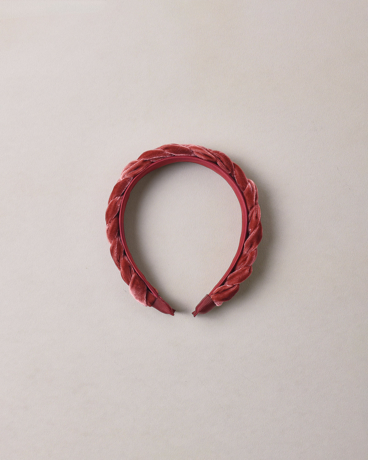 Noralee Braided Headband - Ruby