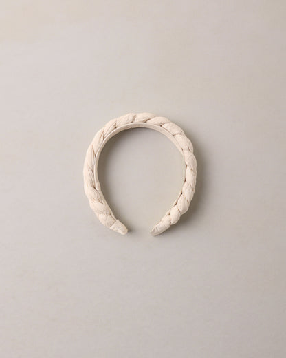 Noralee Braided Headband - Embroidered Floral
