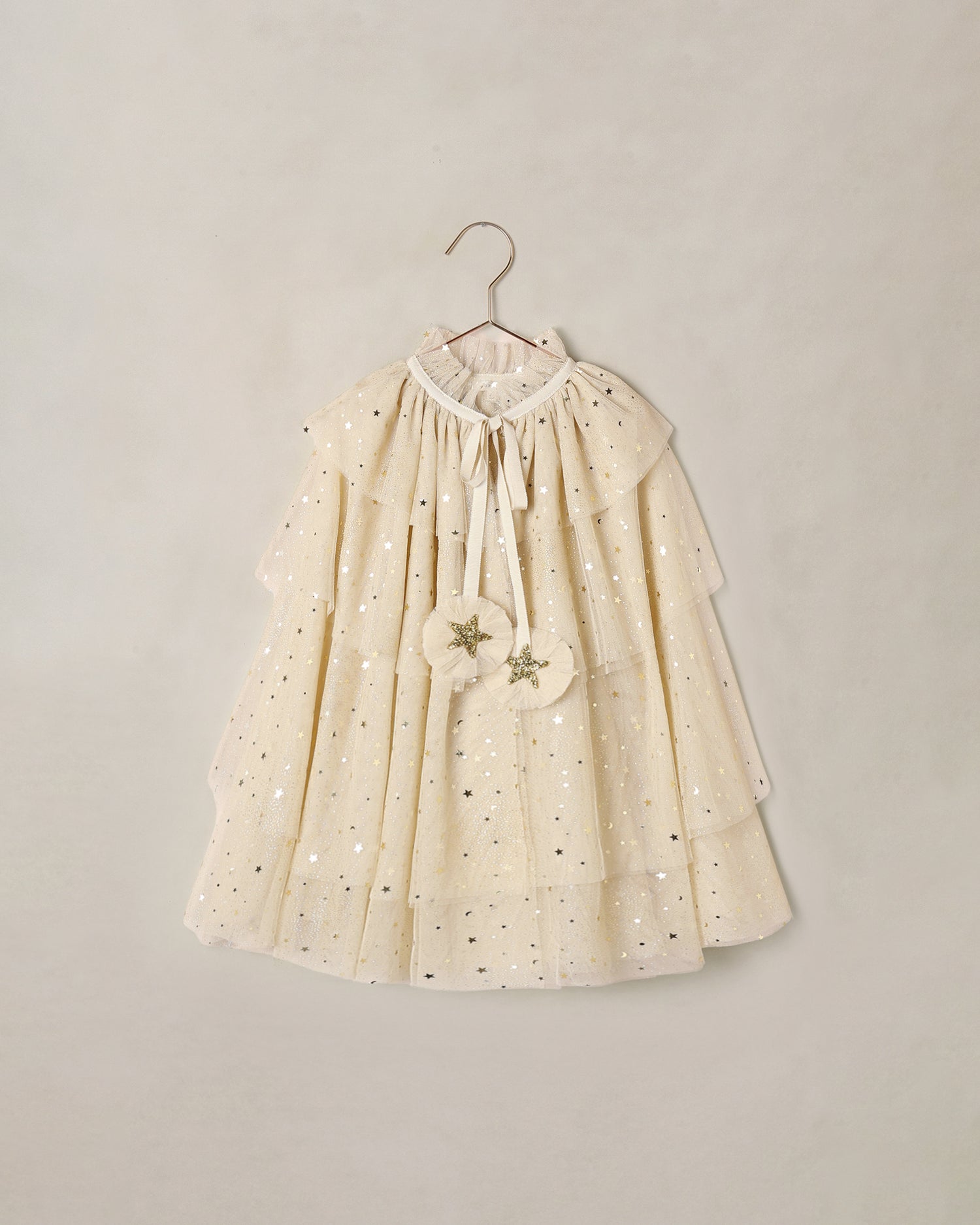 Noralee Tulle Cape - Champagne Star