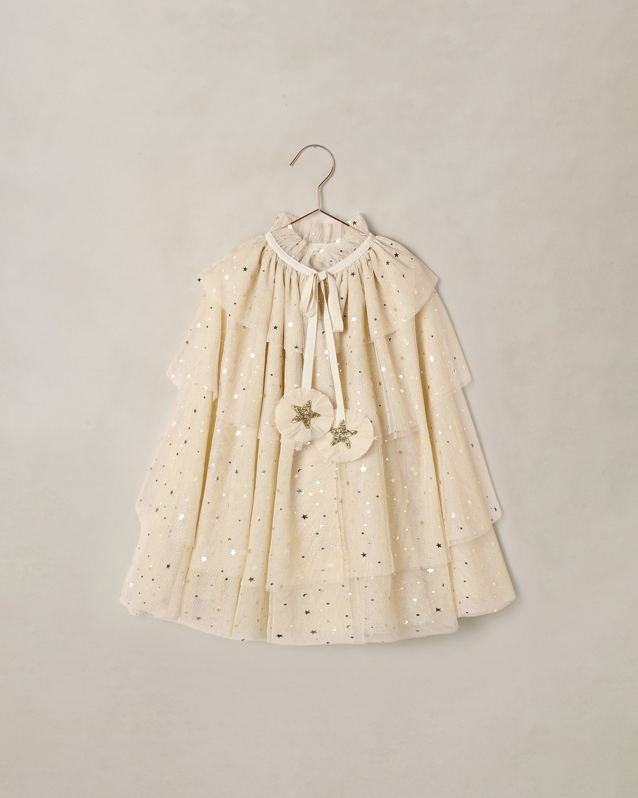 Noralee Tulle Cape - Champagne Star