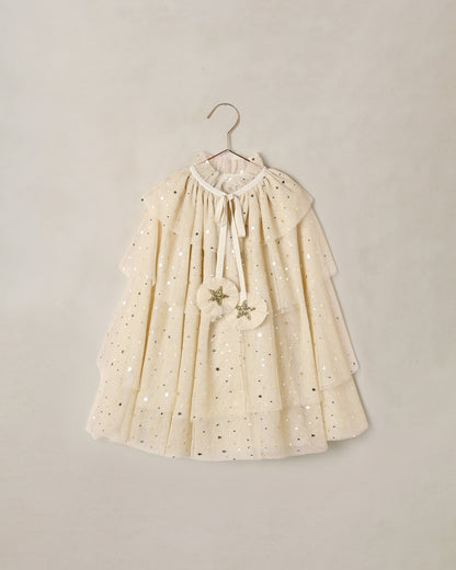 Noralee Tulle Cape - Champagne Star