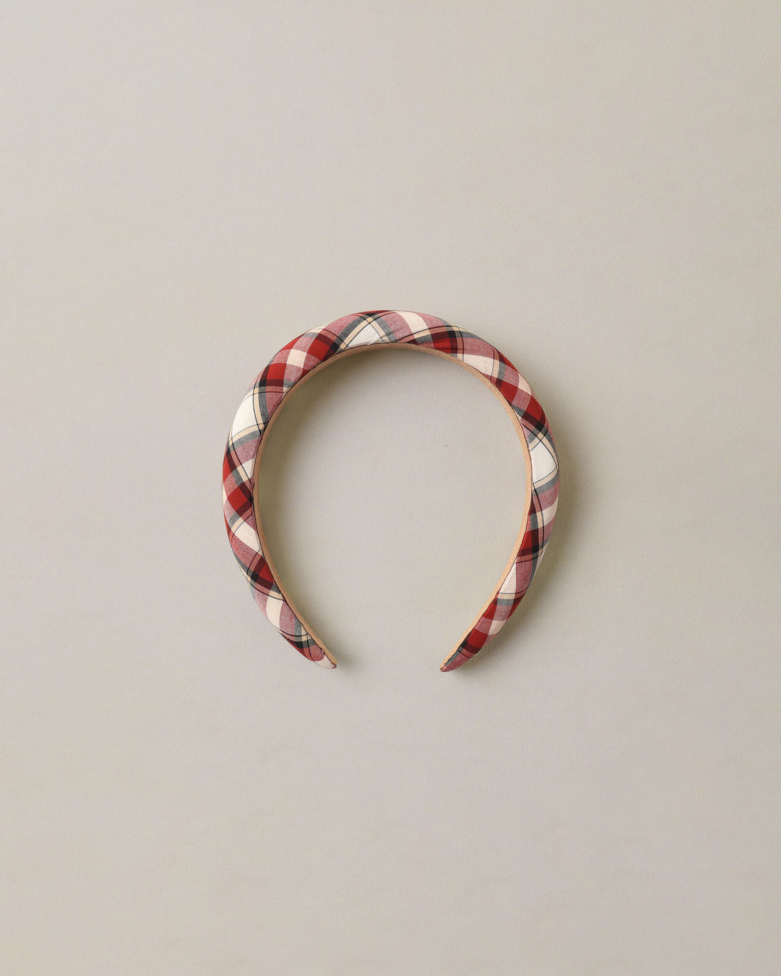 Noralee Padded Headband - Holiday Tartan