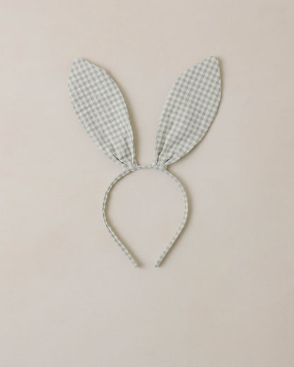 Noralee Bunny Headband - Eucalyptus Check