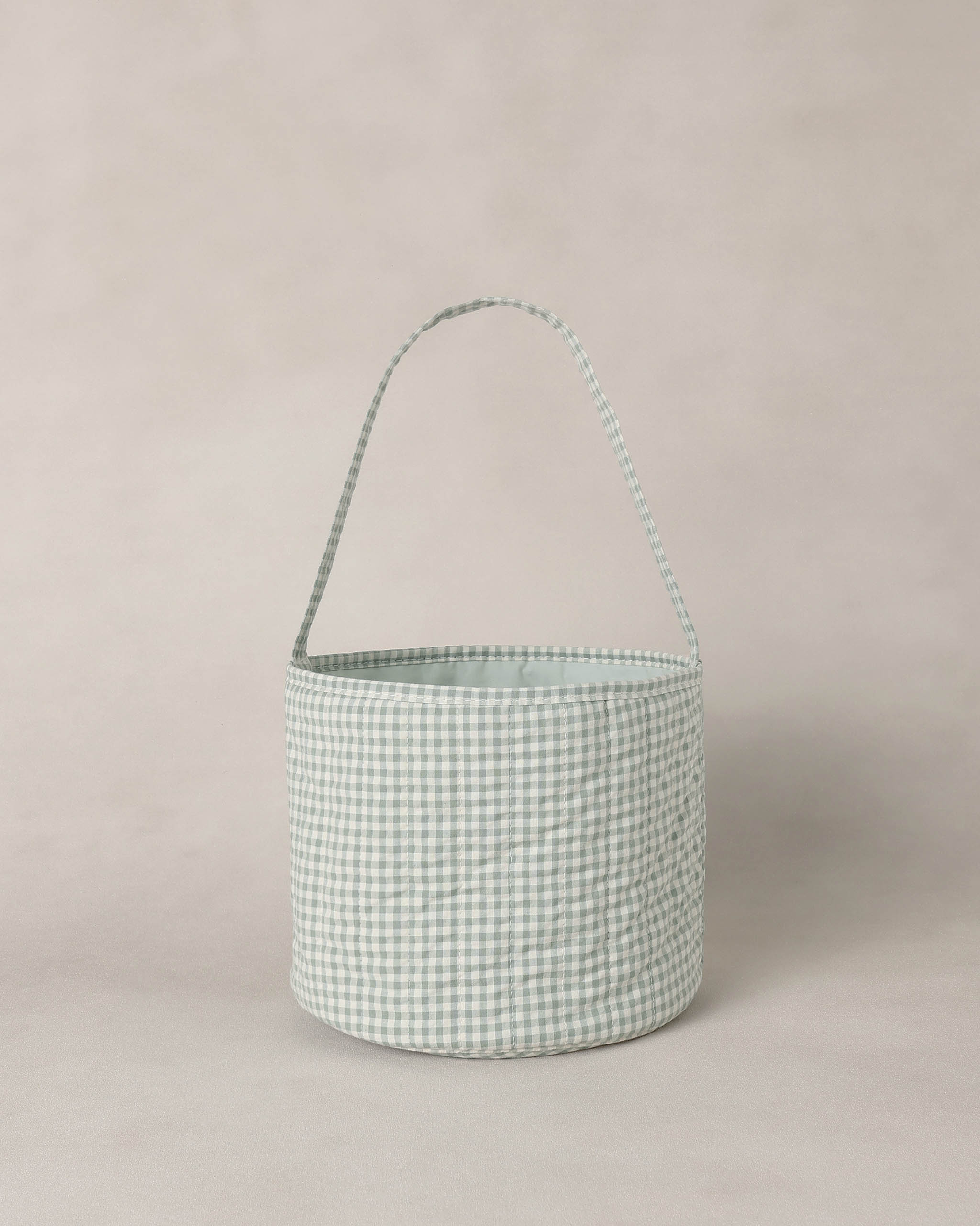 Noralee Easter Basket - Eucalyptus Check