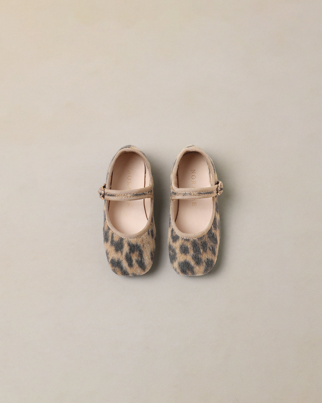 Noralee Strap Ballet Flats - Leopard