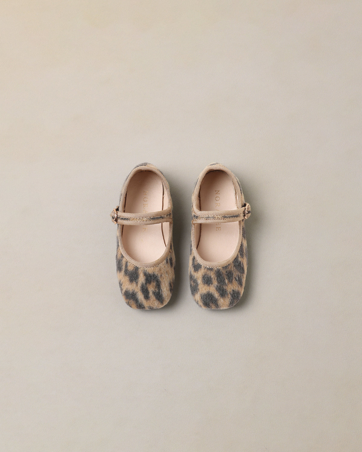 Noralee Strap Ballet Flats - Leopard