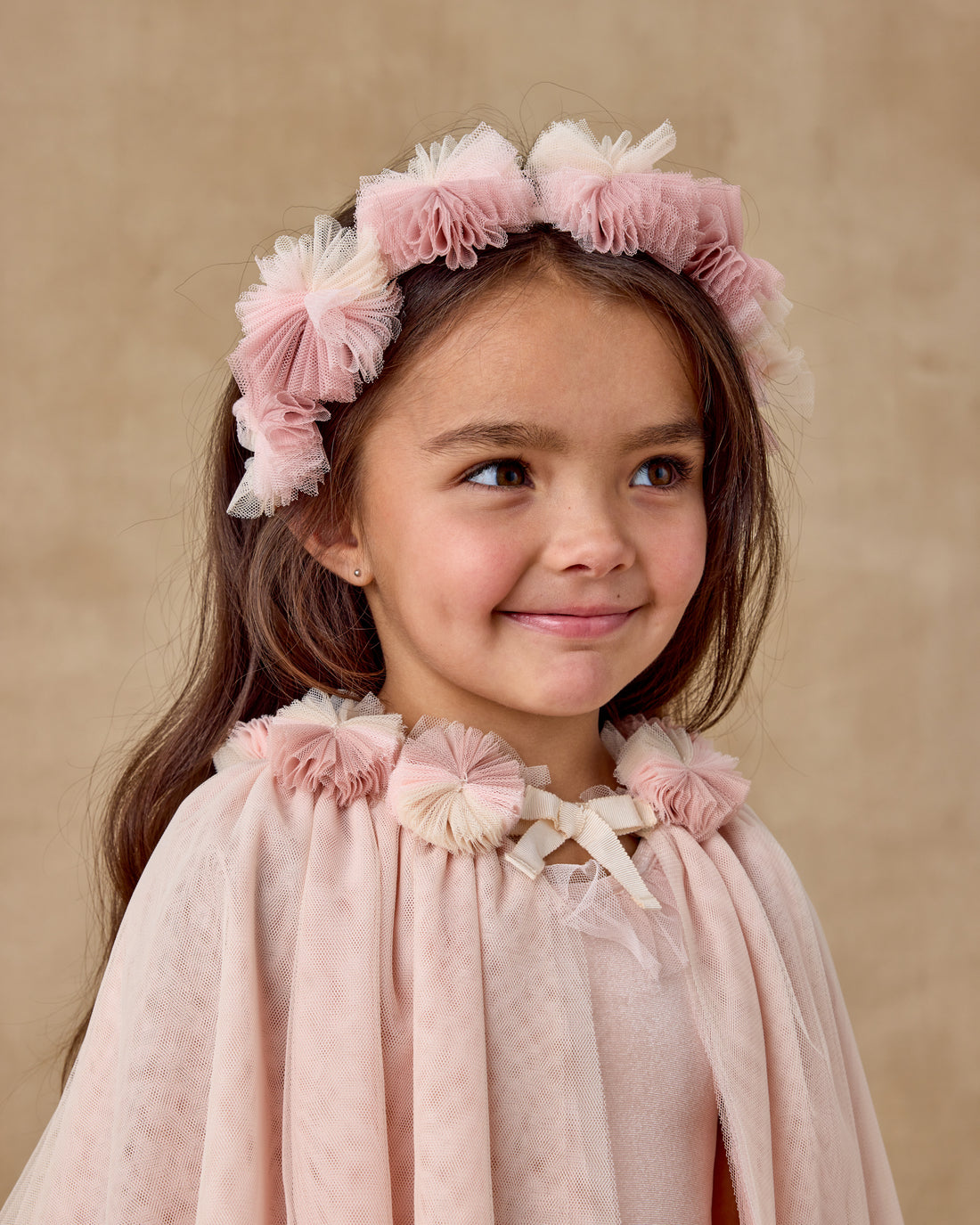 Noralee Tulle Cape - Pink Ombre