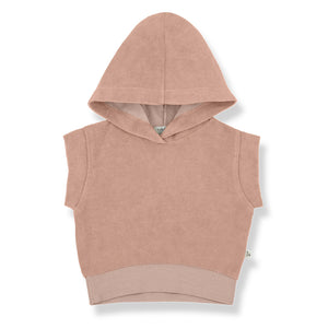 1+ in the Family Norah Top with Hood - Rose