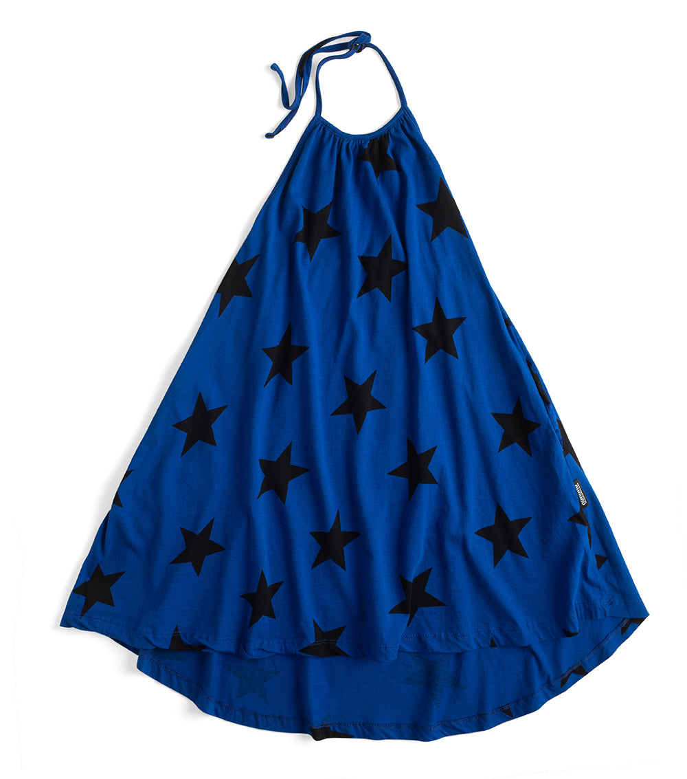 Nununu Star Collar Dress - Blue