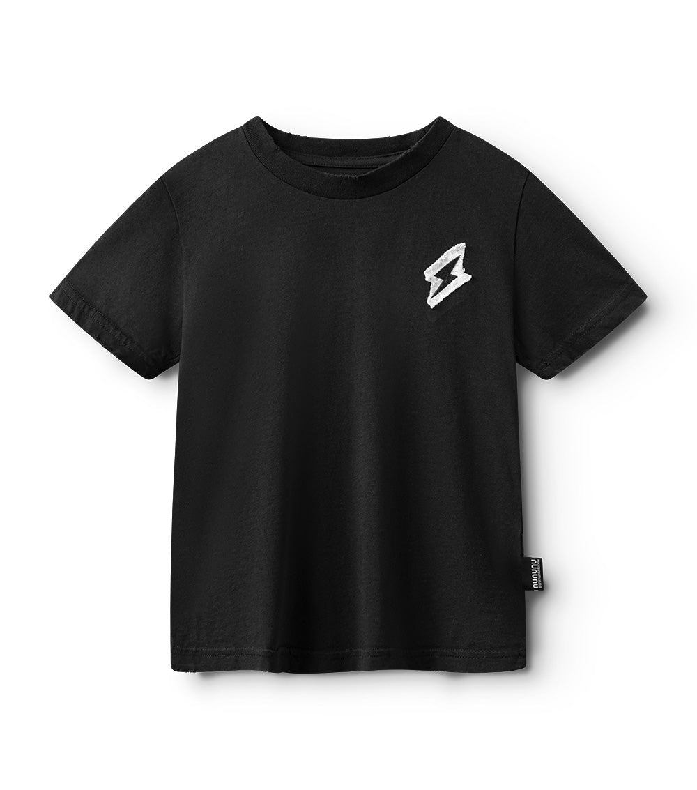 Nununu Bolt Patch T-shirt - Black