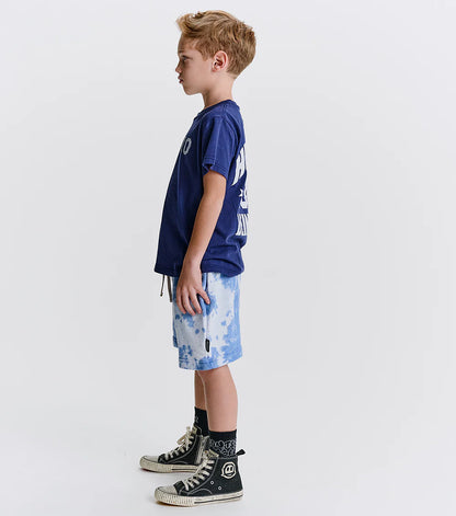 Nununu Mega Tie Dye Sweatshorts - Indigo