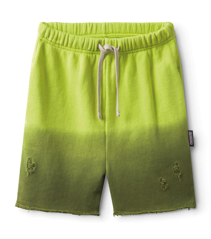 Nununu Ombre Sweatshorts - Hot Lime